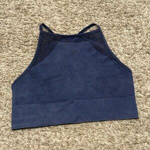 Aerie Navy Blue High Neck Bralette